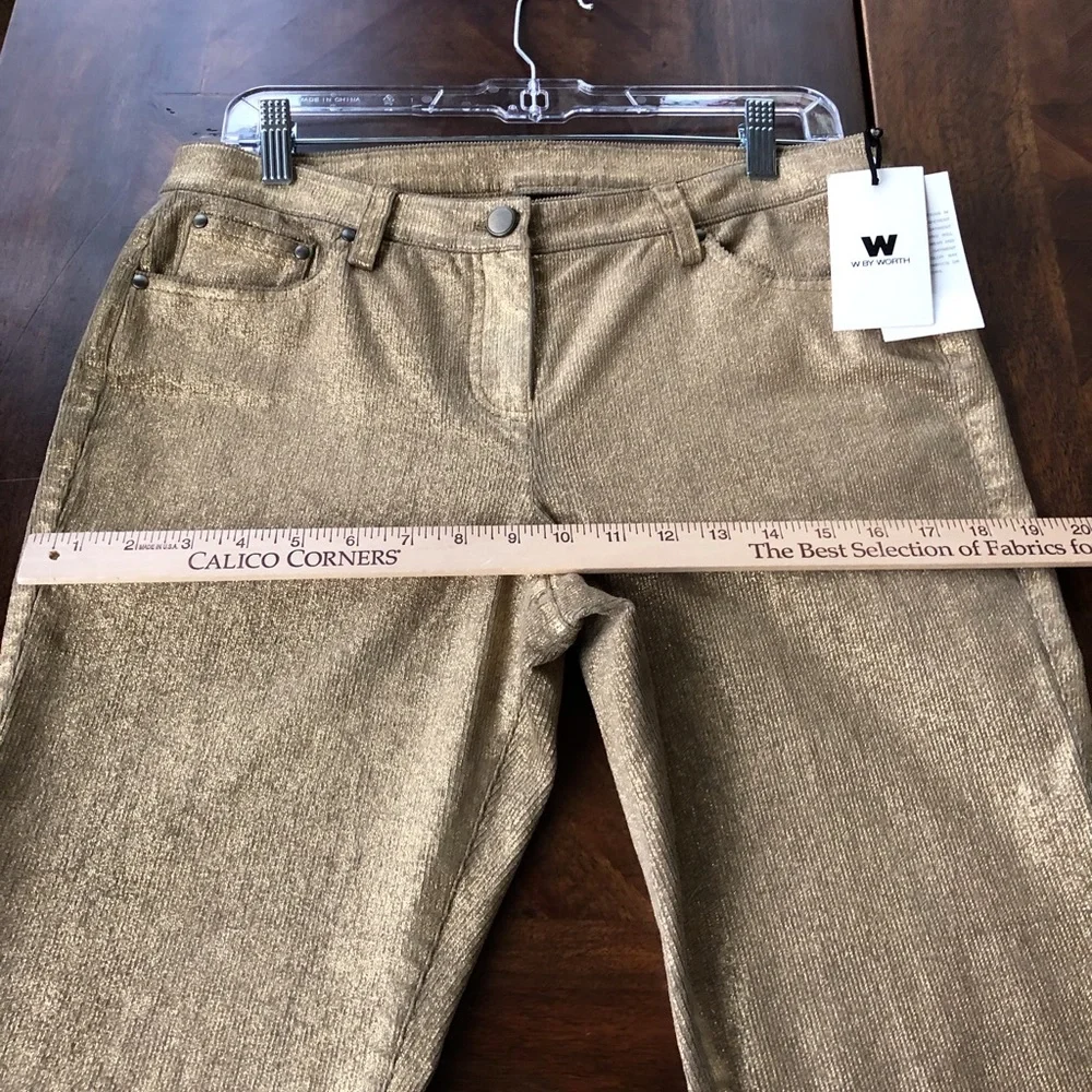 Worth Gold Cotton Blend‎ Jeans New Size 8